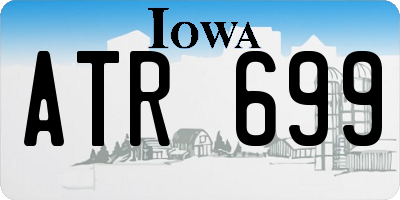 IA license plate ATR699