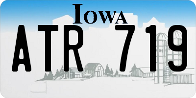 IA license plate ATR719