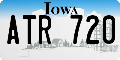IA license plate ATR720