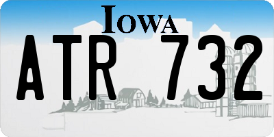 IA license plate ATR732
