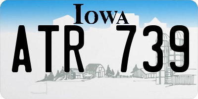 IA license plate ATR739