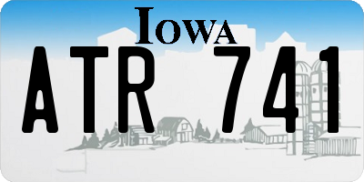IA license plate ATR741