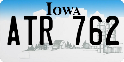 IA license plate ATR762