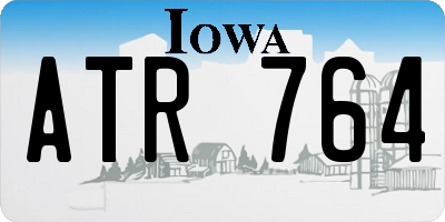 IA license plate ATR764