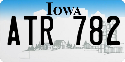 IA license plate ATR782