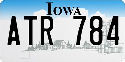 IA license plate ATR784