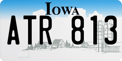IA license plate ATR813