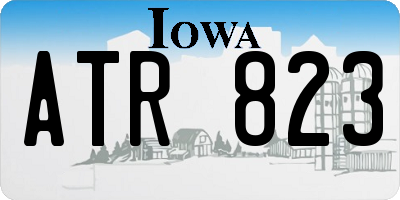 IA license plate ATR823