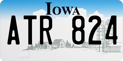 IA license plate ATR824
