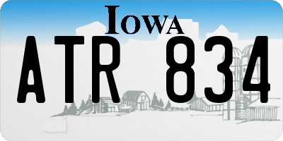IA license plate ATR834