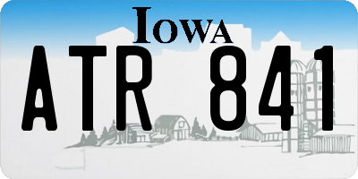 IA license plate ATR841