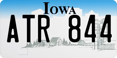 IA license plate ATR844