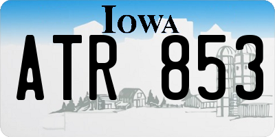 IA license plate ATR853