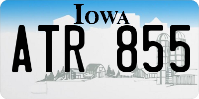 IA license plate ATR855
