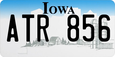 IA license plate ATR856