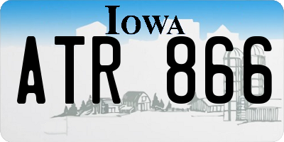 IA license plate ATR866