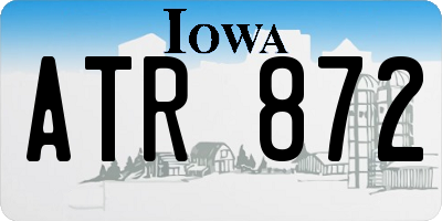 IA license plate ATR872