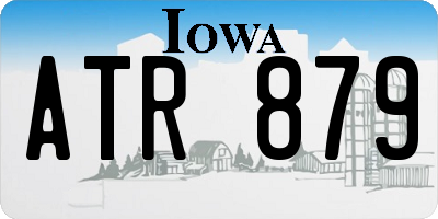 IA license plate ATR879