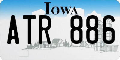 IA license plate ATR886