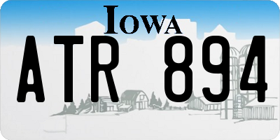 IA license plate ATR894