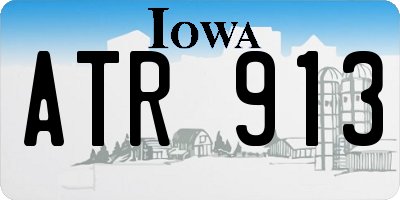 IA license plate ATR913