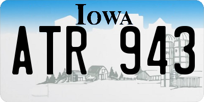 IA license plate ATR943