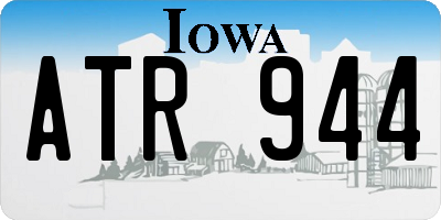 IA license plate ATR944