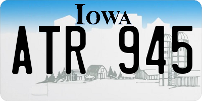 IA license plate ATR945