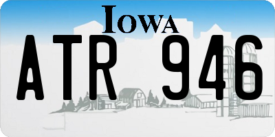 IA license plate ATR946