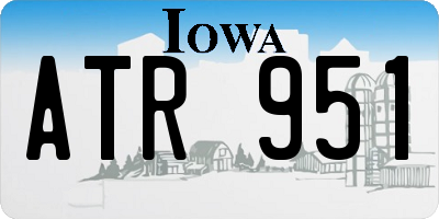 IA license plate ATR951