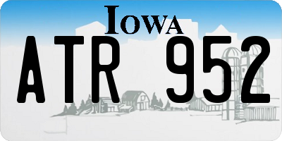 IA license plate ATR952