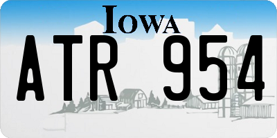 IA license plate ATR954