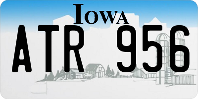 IA license plate ATR956