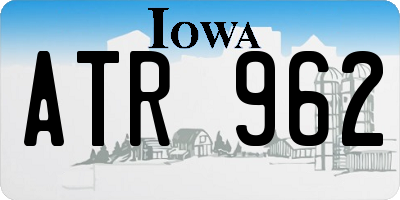 IA license plate ATR962