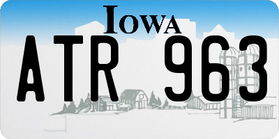 IA license plate ATR963
