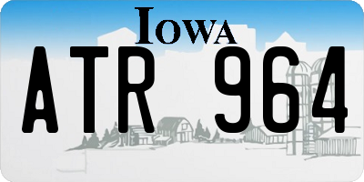 IA license plate ATR964