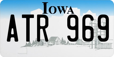 IA license plate ATR969