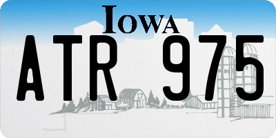 IA license plate ATR975