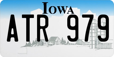 IA license plate ATR979