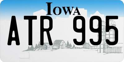 IA license plate ATR995