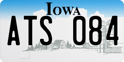 IA license plate ATS084
