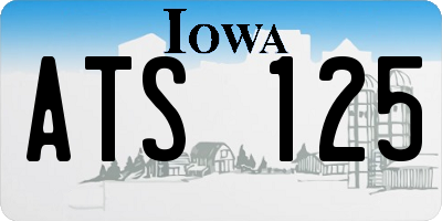 IA license plate ATS125