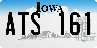 IA license plate ATS161