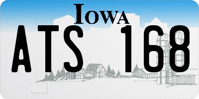 IA license plate ATS168