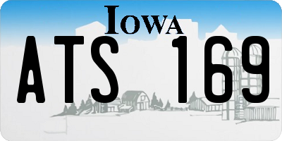 IA license plate ATS169
