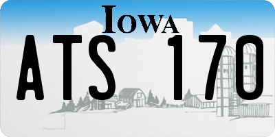 IA license plate ATS170
