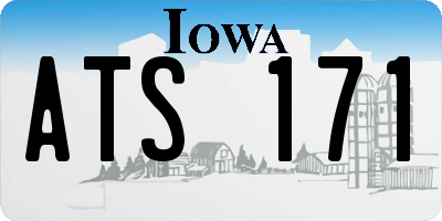 IA license plate ATS171