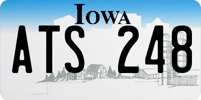 IA license plate ATS248