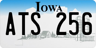 IA license plate ATS256