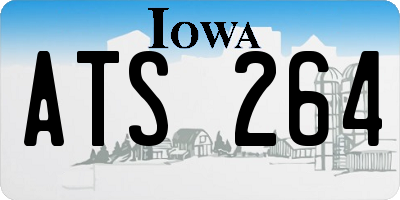 IA license plate ATS264